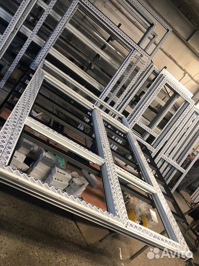 Фасады, витражи, входные группы из алюминия