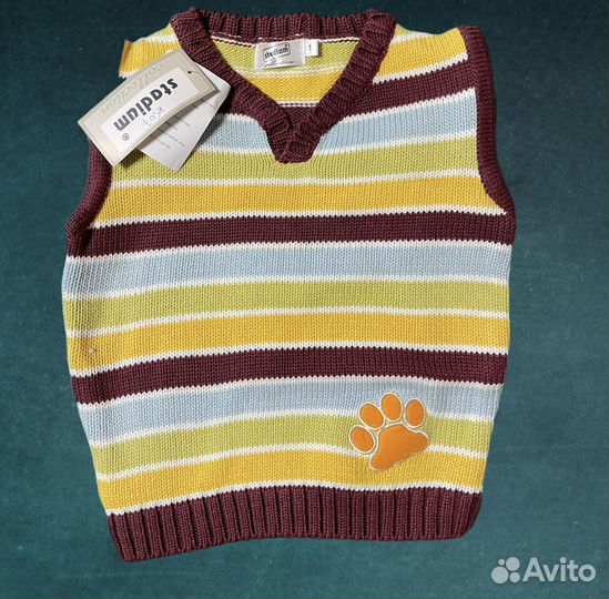 Безрукавка новая детская 80 86 92 хлопок