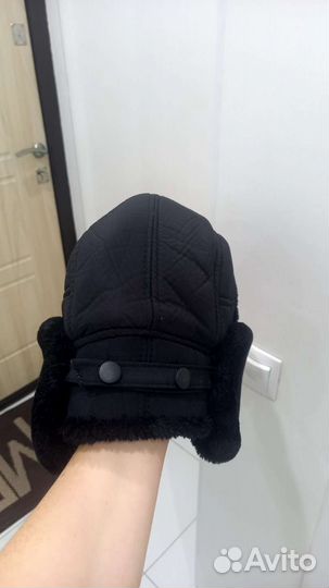 Шапка ушанка мужская
