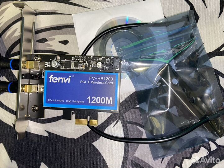 Wifi Bluetooth адаптер Fenvi FV-HB1200 Hackintosh