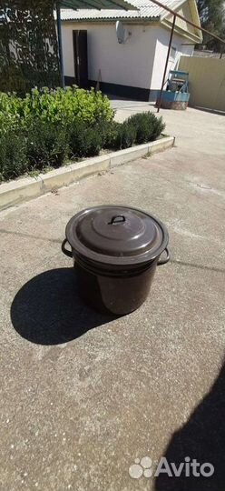 Кастрюля эмалированная 40 литров