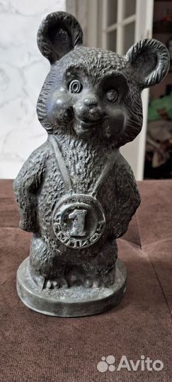 Олимпийский мишка 1980.метал