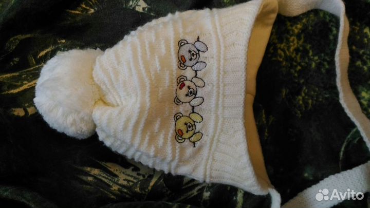 Новая зимняя шапка на рождение