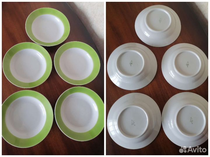 Тарелки, блюдца, крышки фарфор