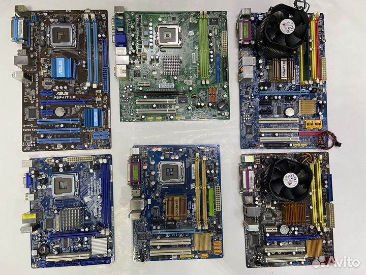 Материнские платы 775 сокет и AM3