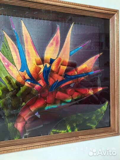 Копилка -светильник Стрелиция для винных пробок