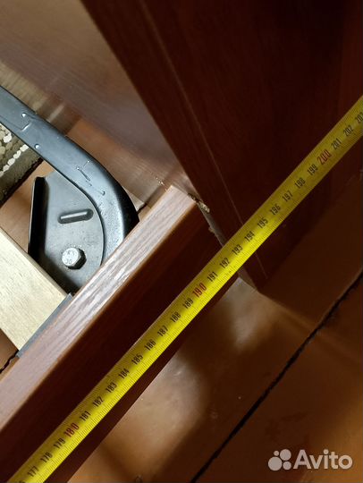 Кровать односпальная с ящиком и матрасом б/у