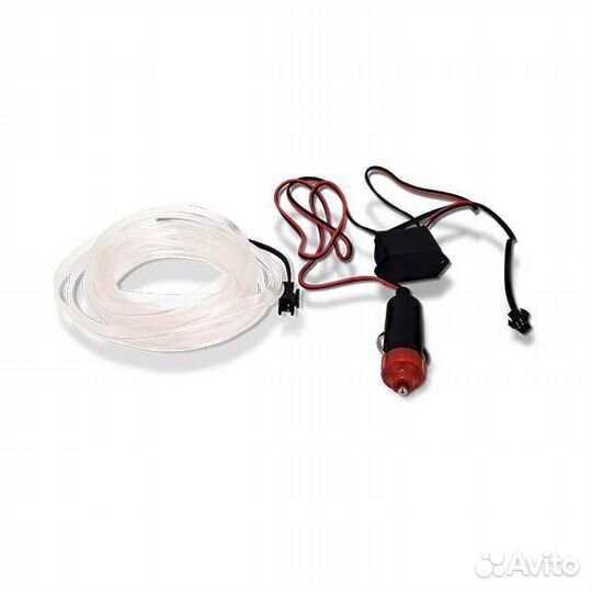 Неоновая нить для подсветки салона автомобиля