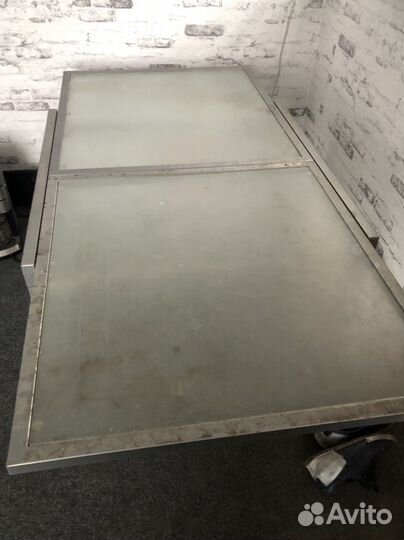 Кухонный стол стеклянный раскладной