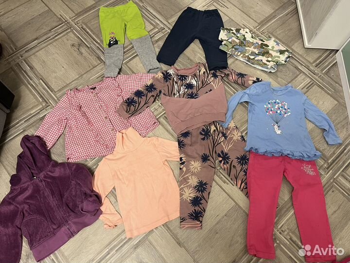 Вещи пакетом на девочку 98