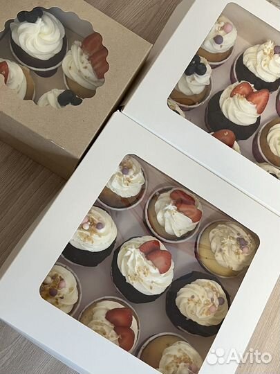 Капкейки свежие на вечер