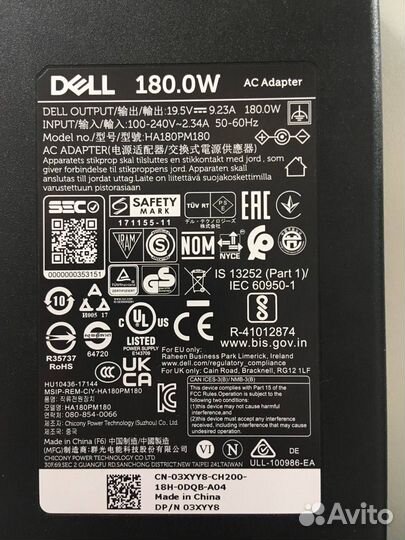 Док-станция Dell WD19TBS 180W