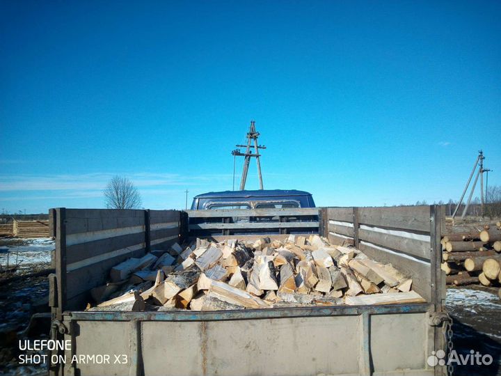 Дрова сухие колотые