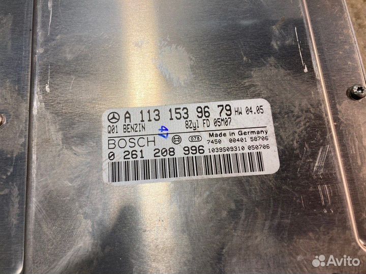 Блок управления двигателем (эбу двс) Mercedes-Benz