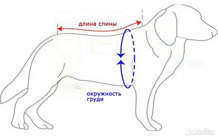 Комбинезон дождевик для собак