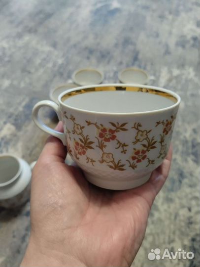 Чашки и молочник завода Пролетарий