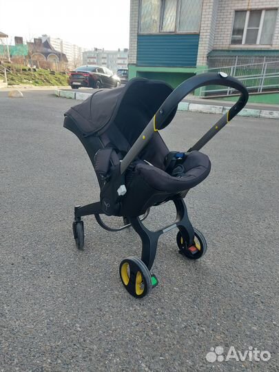 Автолюлька на колесах для новорожденных