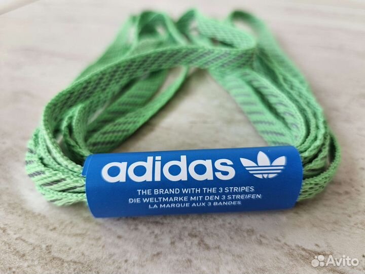 Шнурки для обуви Adidas 140см светоотражающие