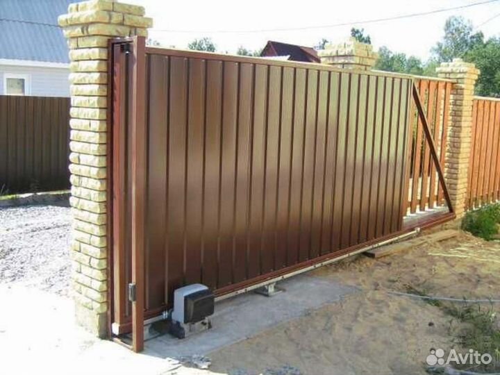 Откатные ворота 