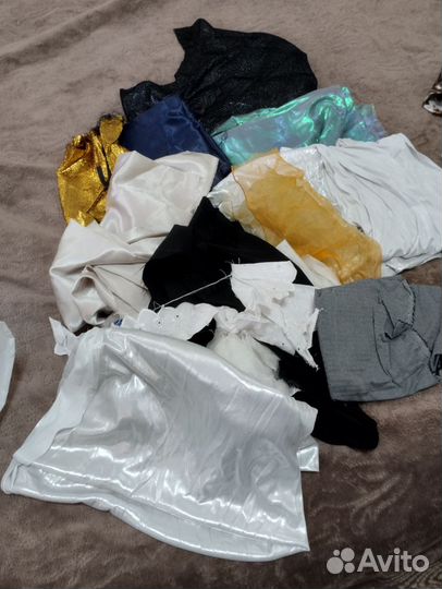 Остатки ткани для рукоделия