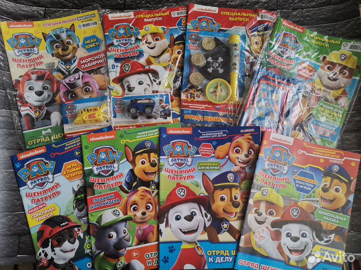 Щенячий патруль, набор новых журналов