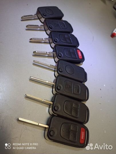 Ключ выкидной от мерседес w140,w210, w124, w203