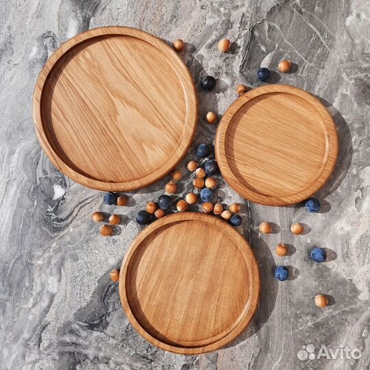 Тарелки из дерева