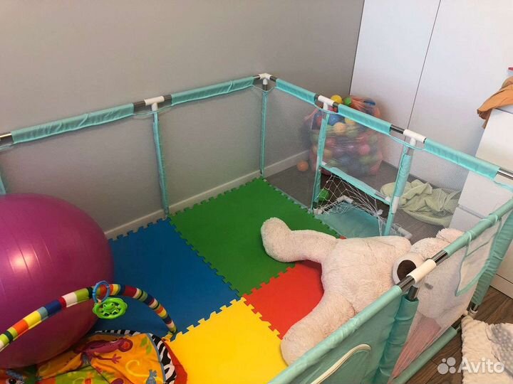 Большой детский манеж бу