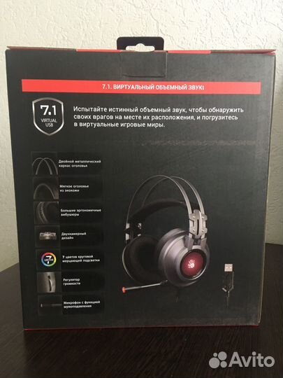 Игровые наушники bloody