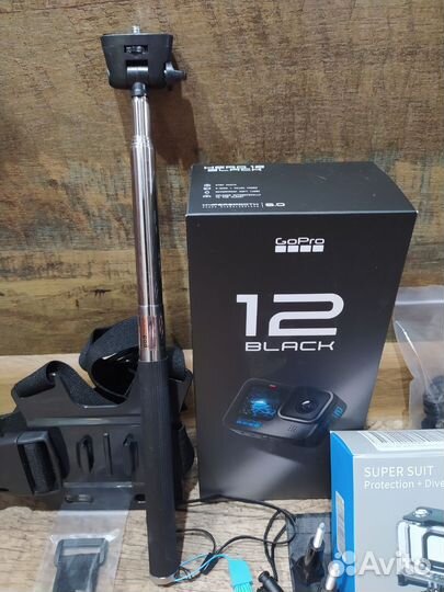 GO Pro 12 + аквабокс +набор креплений