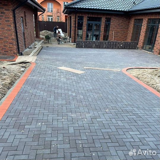 Клинкер тротуарный Лср графитовый 