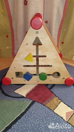 Развивающий деревянный треугольник ELC