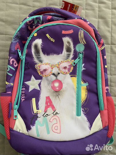 Рюкзак школьный рюкзак для девочек лама