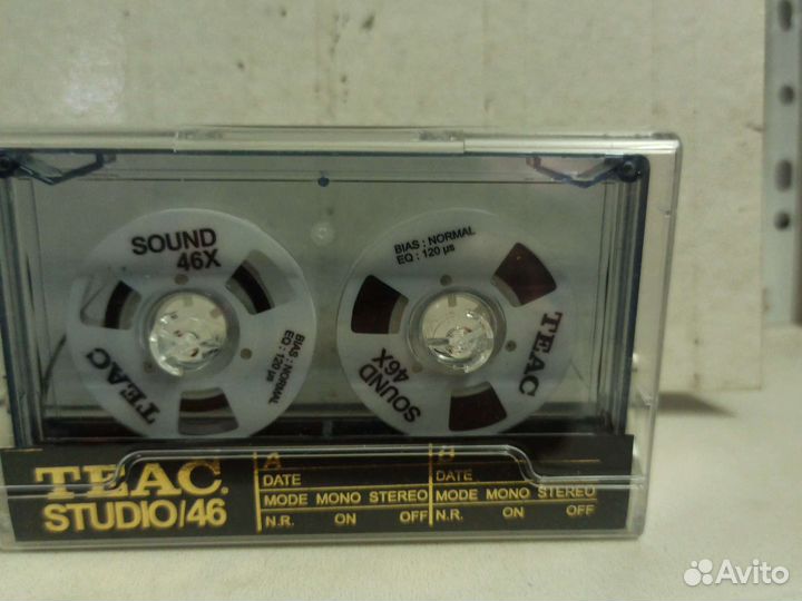 Аудиокасета с бобинками teac studio / 46