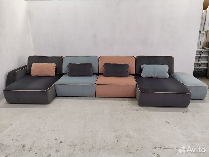 П образный диван модульный мемори комфортный