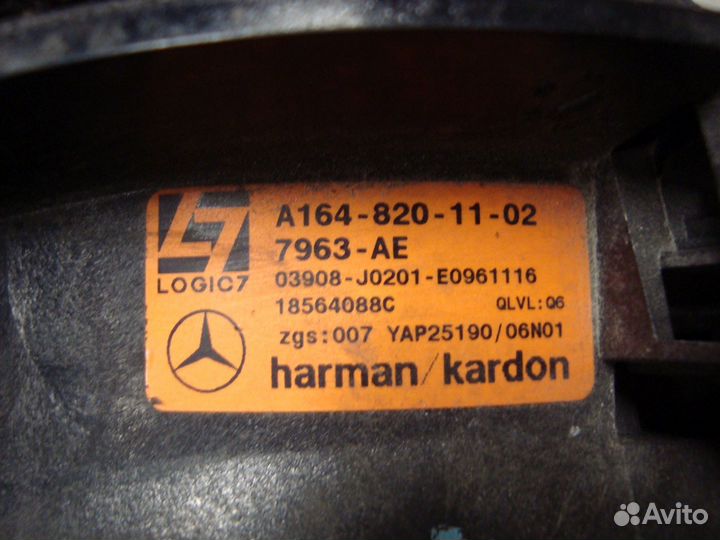 Динамик задний правый W164 A1648201102