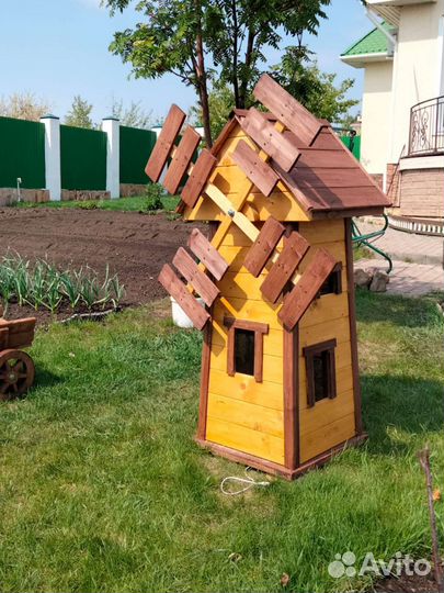 Мельница для интерьера сада