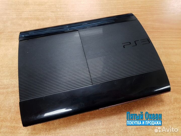 Sony PlayStation 3 Super Slim (2 геймпада)