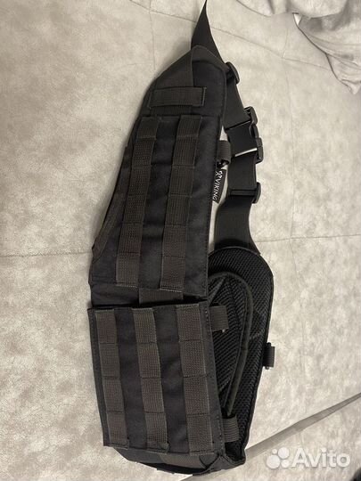 Тактический пояс варбелт чёрный