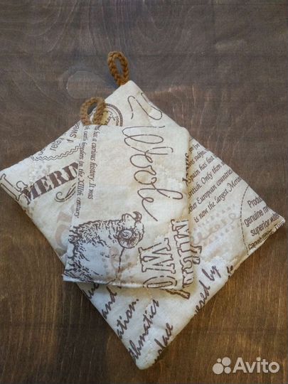 Сидушка на стул, прихватки