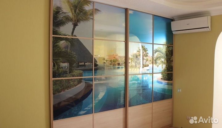 Экраны из стекла с фотопечатью