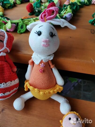 Вязаные игрушки ручной работы