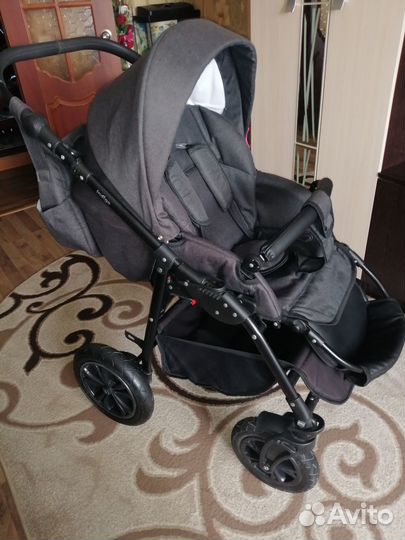 Коляска 2 в 1 индиго шарлота