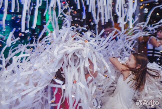 Бумажное шоу/Серебряное / бумажная дискотека