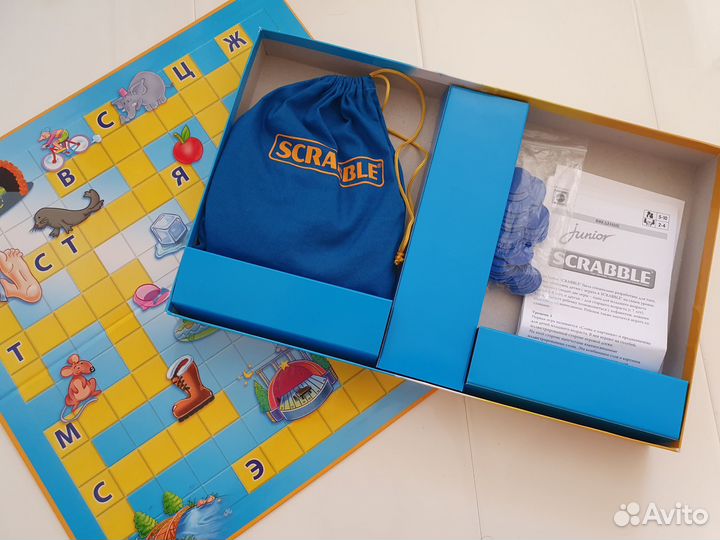 Настольная игра Scrabble junior Скрэббл Джуниор