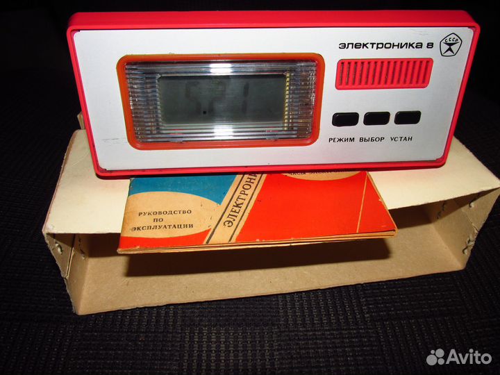 Часы Электроника 8 встраиваемые электронные СССР