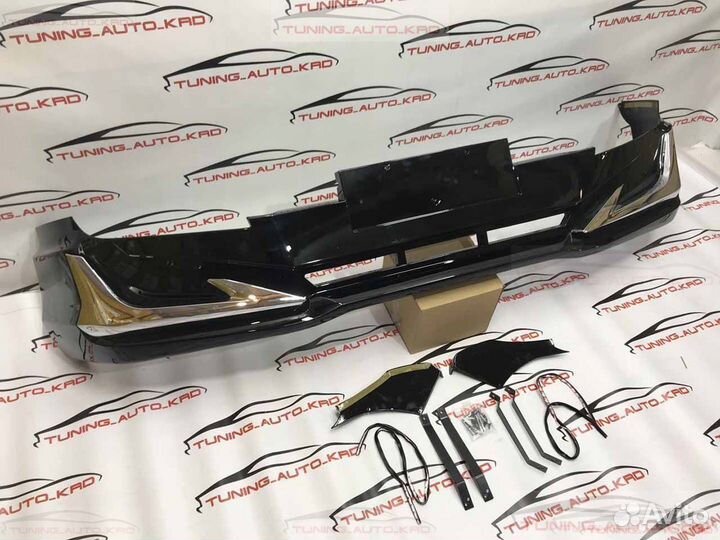 Губа передняя Toyota Land Cruiser Prado 120 Q4347