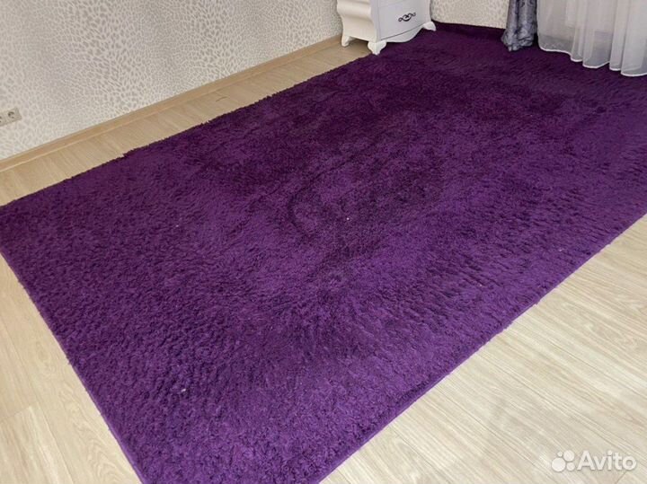 Фиолетовый ковер 240 на 340
