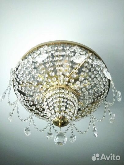 Люстра и бра Чехия хрусталь