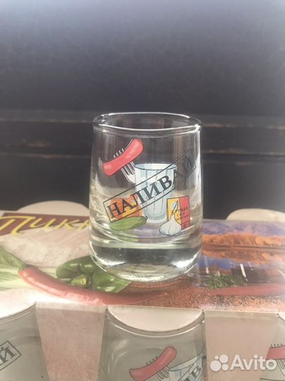 Стопки стеклянные